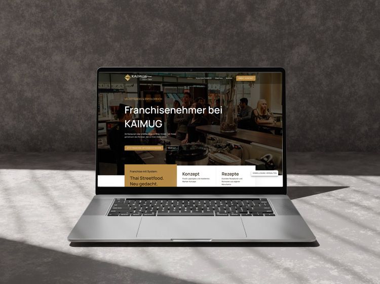Franchise Webseite Kaimug